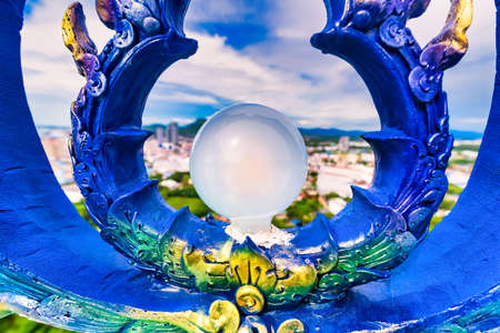 Chon Buri, Thailand - September, 13, 2020 : Wat khao phra kru temple, Chonburi thailand, The belief of Buddhism, Thai templeのeditorial素材