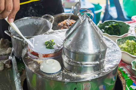 Salt grilled fish on the coals is a traditional Thai dishishの写真素材