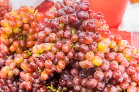 Fresh fruit grapes delicious at street food
