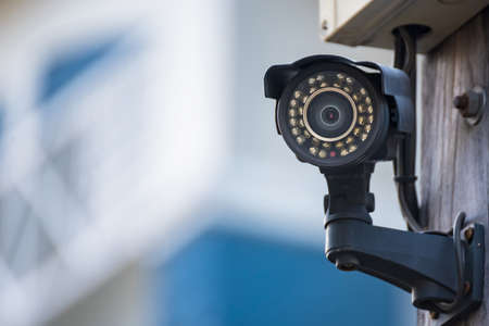 Security camera in the public place.の写真素材