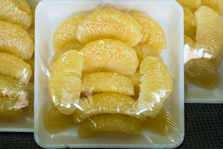 Grapefruit, peel,put in a packet Available for saleの写真素材