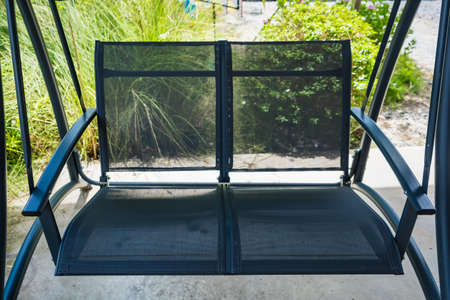 hammock to relax in the gardenの写真素材