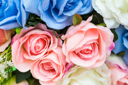 beautiful plastic flower bouquet
