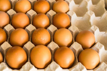 Fresh eggs delivered from the local farm.