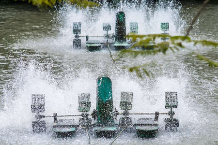 Water treatment machine To get better water qualityの写真素材