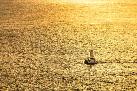 Phuket, Thailand - May, 07, 2022 : Yacht in senset time at Phuket island, Southern of Thailandのeditorial素材
