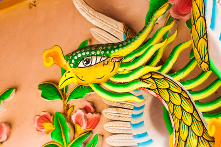 Nakhon Sawan, Thailand - March, 23, 2022 : Shrine Serpent king Chan Sen Is a Chinese style temple Created for people to worship gods.のeditorial素材