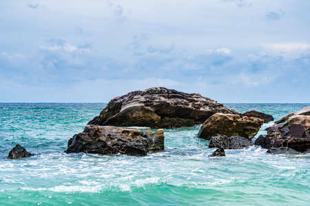 Khai Nok island is one of the most famous island in Thailand .Crystal clear water and white sand beach.の写真素材