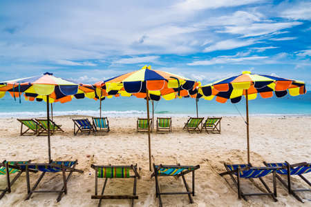 Khai Nok island is one of the most famous island in Thailand .Crystal clear water and white sand beach.の写真素材