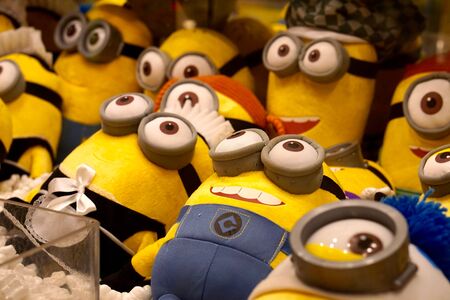 Minions in a shop in Scarboroughのeditorial素材
