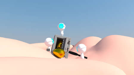 The images of the 3 dimensional rendering software program designed by Chatreeの写真素材