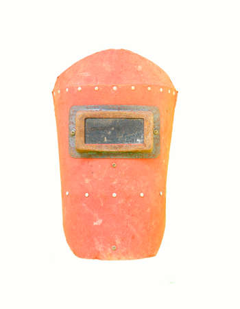 Welding mask used when performing certain types of welding to protect the eyesの写真素材