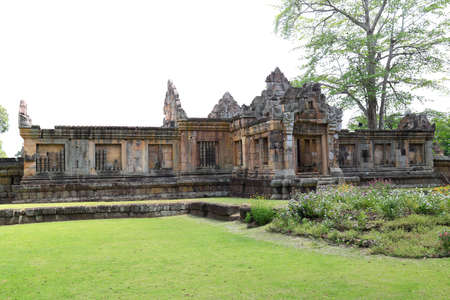 Prasat Muang Tam is a Khmer temple in Prakhon Chai district, Buri Ram Province, Thailand.の写真素材