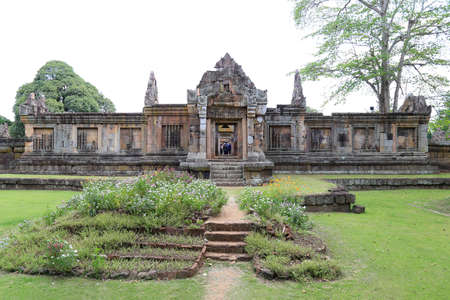 Prasat Muang Tam is a Khmer temple in Prakhon Chai district, Buri Ram Province, Thailand.の写真素材