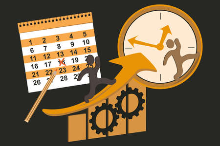 Syringe with Covid-19 vaccine on a white background. vectorのイラスト素材