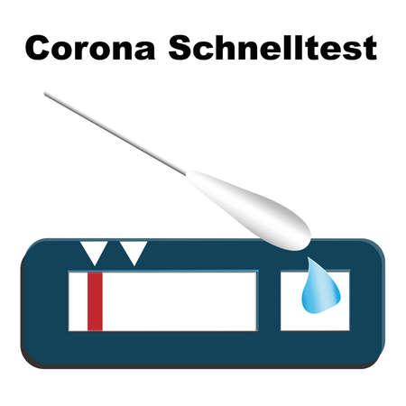 Hand holds mobile phone with digital certificate of vaccination. vectorのイラスト素材