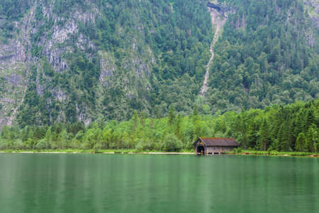 The Alpsee is a lake in Bavaria, Germany. Its located near Berchtesgaden Konigsseeの写真素材