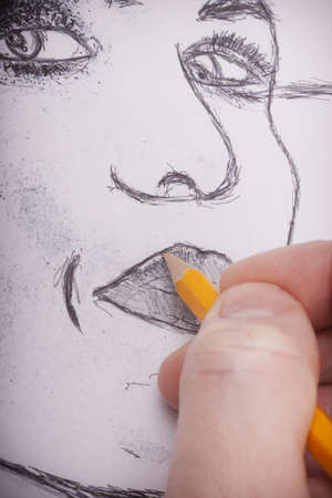 Closeup Drawing