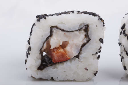 Sushi isolated on a white backgroundの写真素材