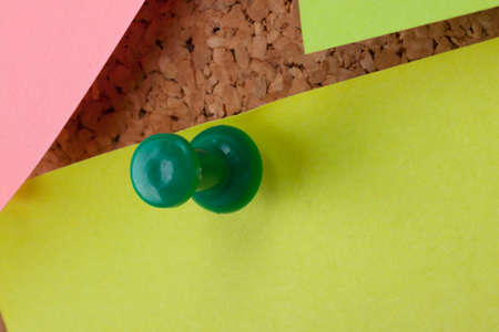 Post It Notes On Cork Board