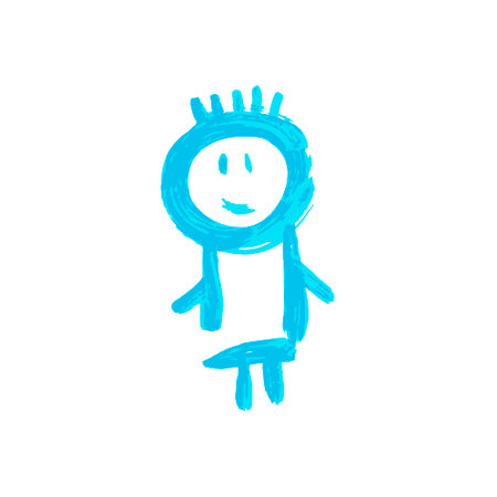 Hand drawing paint, brush drawing. Isolated on a white background. Doodle grunge style icon. Decorative element. Outline, line icon, cartoon illustration. Waves Iconのイラスト素材