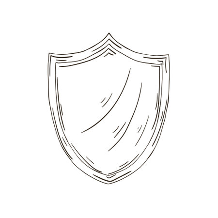 Contour Vector icon in hand draw style. Image isolated on white background. Heat treatment of products. Casserole with hot foodのイラスト素材