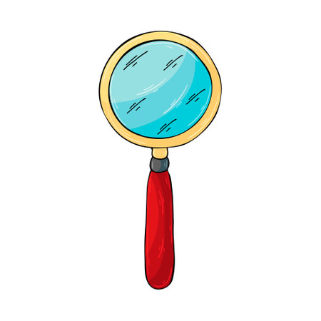 Medical icon. Vector illustration in hand draw style. Image isolated on white background. Medical instrument. Flaskのイラスト素材