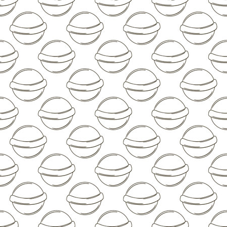 Coloring pattern with sweets. Round lollipops seamless pattern. candies. printのイラスト素材