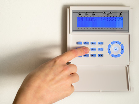 Arming a home or business security system