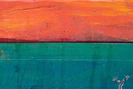 vintage rough wood painted plank abstract for backgroundの写真素材