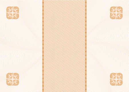 security drawing (guilloche) for protecting dokuments such as checks, bonds, identification cards, tickets or banknotesのイラスト素材