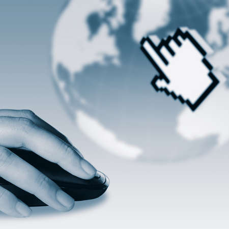 internet concept  Elements of this image furnished by NASA の写真素材