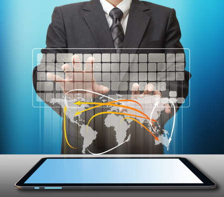 touch pad conceptの写真素材