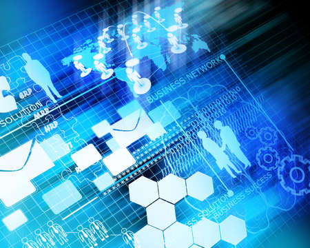 Business network future backgroundの写真素材
