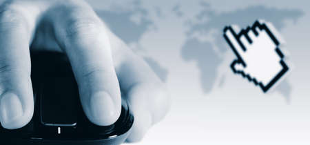 internet concept"Elements of this image furnished by NASA"の写真素材