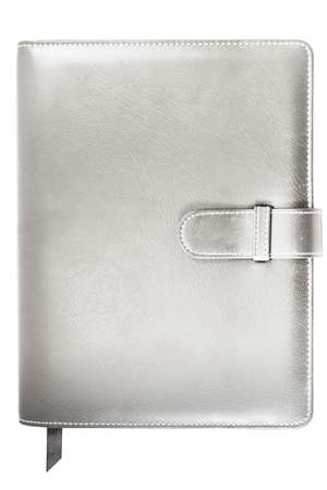 notebook isolated on whiteの写真素材