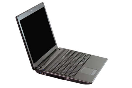 Close-up of typing male handsの写真素材