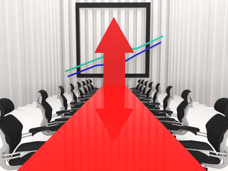 Business meeting room interiorの写真素材