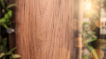 Old grunge big Wood Texture with leaves use for background nature concept.の写真素材