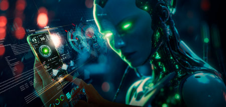 Connecting human data to mindset of Artificial intelligence AI,  Robot technology development for...