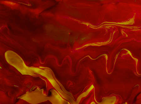 Abstract image of red watercolour background as pattern or textureの写真素材