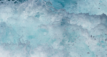 Abstract image of water drops made by splashing on stone