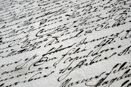 beautiful vintage handwriting