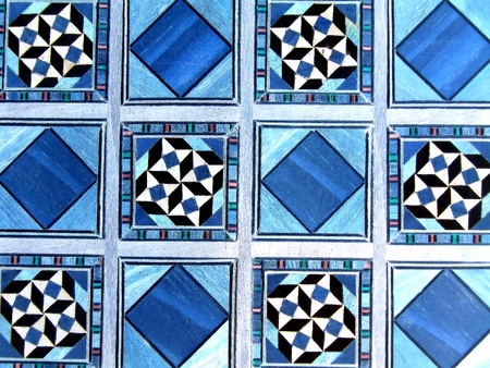 blue abstract pattern