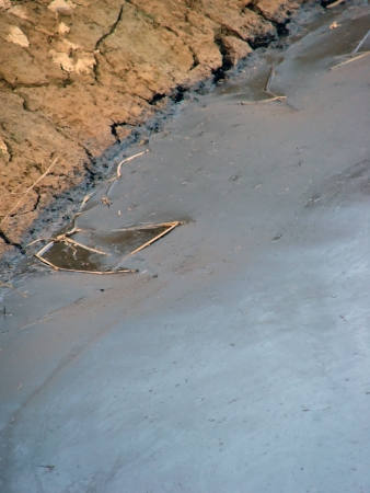 oil in waterの写真素材