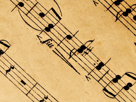 music sheetの写真素材