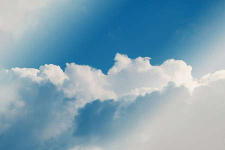 blue sky with clouds
