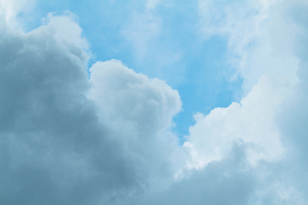 beautiful sky with cloudsの写真素材