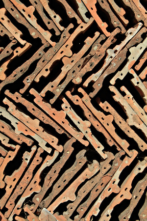 roof tiles backgroundの写真素材