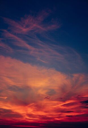 a beautiful sky at sunset